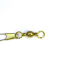 eagle claw barrel swivel w/ safety snap 12pk.