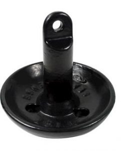 sea sense 15lb mushroom anchor black coated