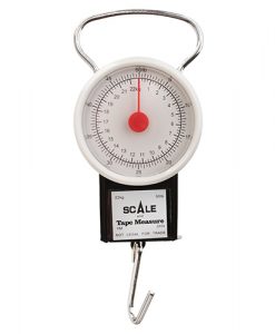 eagle claw 50 lb. dial scale & tape measure