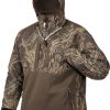 drake lst heavyweight eqwader deluxe quarter-zip