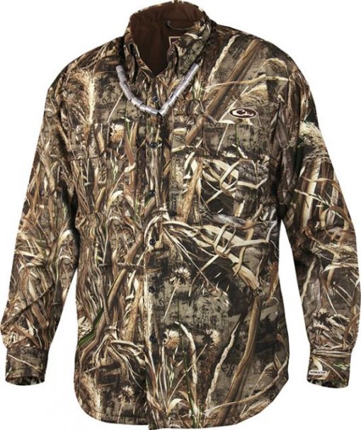 drake mst waterproof fleece-lined jac-shirt