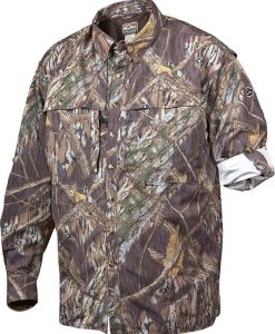 drake est l/s camo vented wingshooter's shirt