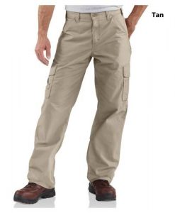 carhartt men's canvas utility cargo pant dungaree fit