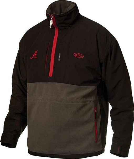 drake univ. of alabama game day eqwader quarter- zip