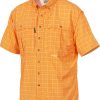 drake wingshooter's plaid upf50 sun short sleeve shirt