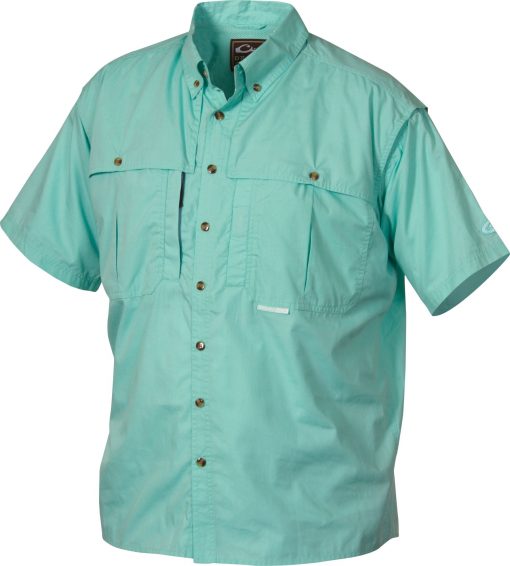 drake cotton stay cool wingshooter's shirt short sleeve