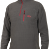 drake square check camp fleece pullover