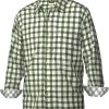 drake accented gingham cotton shirt