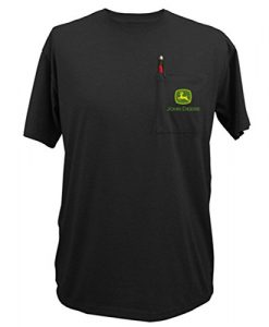 john deere black logo tshirt