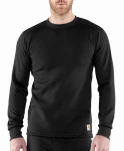 carhartt base force super- cold weather crewneck top