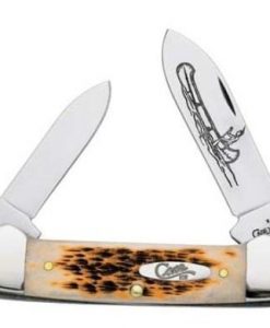 case knives amber bone canoe pocket knife