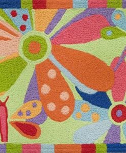 jellybean cellophane garden rug