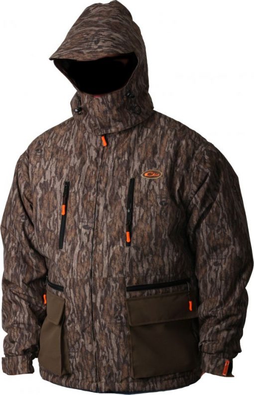 drake non-typical storm jacket w/ sherpa fleece lining