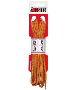 jobsite work duty boot laces yellow and brown 45''