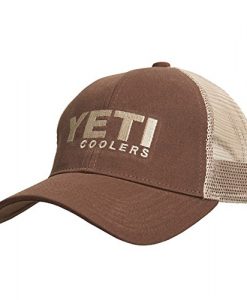 yeti traditional trucker hat brown snapback