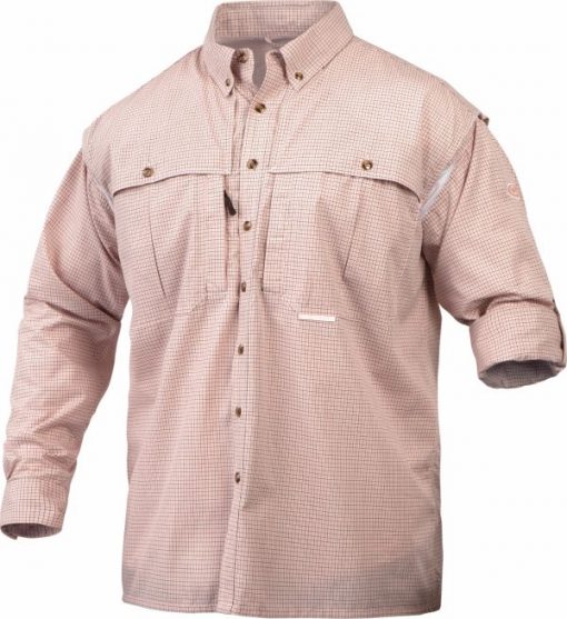 drake long sleeve wingshooter's micro plaid shirt