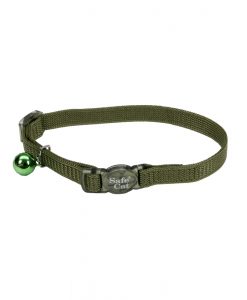 safe cat adjustable snag-proof nylon breakaway collar