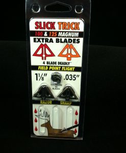 slick trick magnum replacement blades 100/125 grain 4 pk.