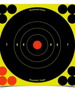 birchwood casey shoot•n•c 6" bull's-eye, 12 targets