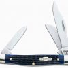 case 2806 blue bone 6344 ss medium stockman knife