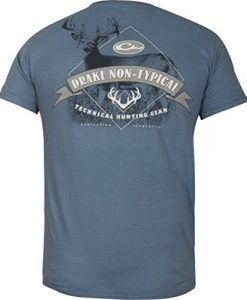 drake men's non-typical short sleeve tee slate