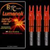 burt coyote lumenok lighted gold tip nock 3 pk.