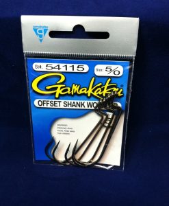 gamakatsu offset shank worm-round bend 5 pk.