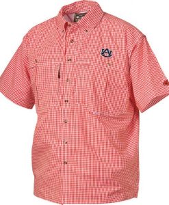 drake auburn university short sleeve gameday wingshooter's shirt