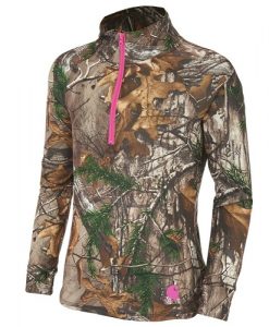 carhartt force girls' realtree xtra quarter zip