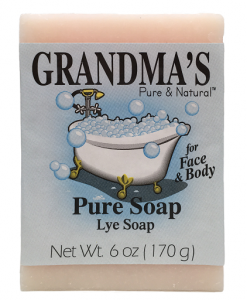 grandma's lye soap 6 oz.