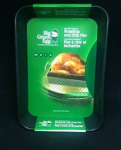 big green egg non-stick aluminum roasting and drip pan