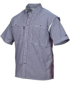 Drake Short Sleeve Wingshooter's Gingham Game Day Shirt