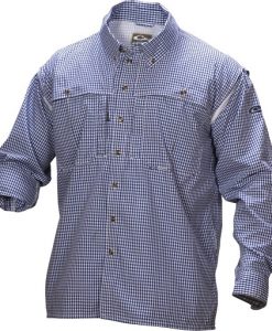 Drake Men's Gingham Plaid Wingshooter's Shirt Long Sleeve