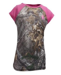 Carhartt Girls’ Force Pink Camo Tank