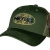 Heybo Men's Oval Patch Camo Mesh Back Trucker