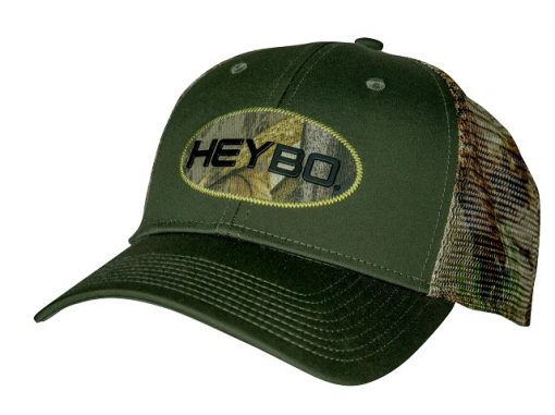 Heybo Men's Oval Patch Camo Mesh Back Trucker