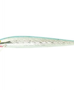 REBEL FISHING LURE JOINTED MINNOW SILVER BLUE