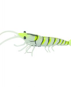 SAVAGE GEAR HARD SHRIMP TOPWATER LURE CHARTEUSE