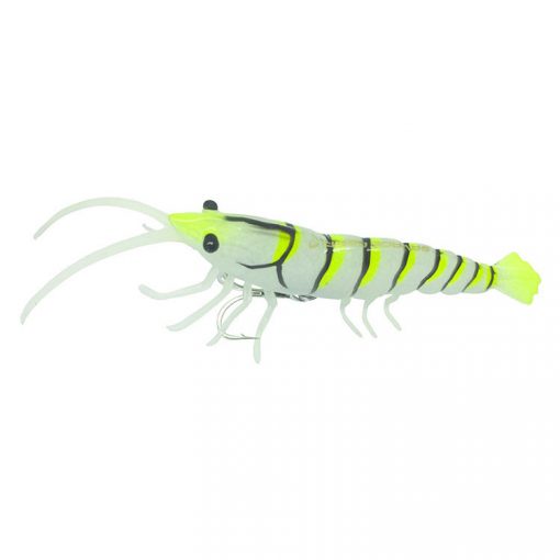 SAVAGE GEAR HARD SHRIMP TOPWATER LURE CHARTEUSE