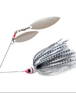 BOOYAH TANDEM BLADE SPINNERBAIT SILVER SHAD