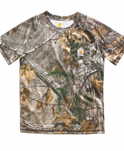 Carhartt Boys' Youth Force Performance Camo Pocket Tee