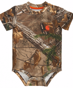 Carhartt Boys' Infant Camo Pocket Bodyshirt