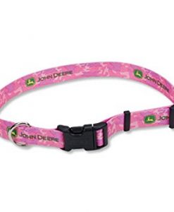 JOHN DEERE PINK DOG COLLAR