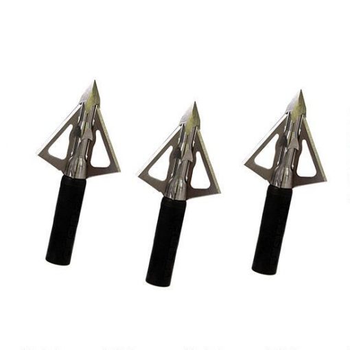 TruGlo Titanium X Fixed Crossbow Broadheads 4- Blade 100 Gr., 3 Pk.