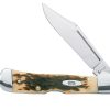 Case Amber Bone SS Mini CopperLock