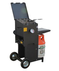 Cajun Fryer 4 Gallon 2 Basket Fryer – With Stand