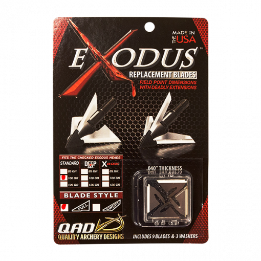 Quality Archery Designs Exodus Replacement Blades