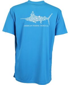 Aftco Men's Jigfish Short Sleeve Fishing Sun Shirt