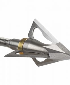 Wac 'Em 3-Blade Fixed Blade Broadhead 100 Grain Stainless Steel 4 Pk.