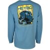 Heybo Men's Ol' Blue Long Sleeve Tee